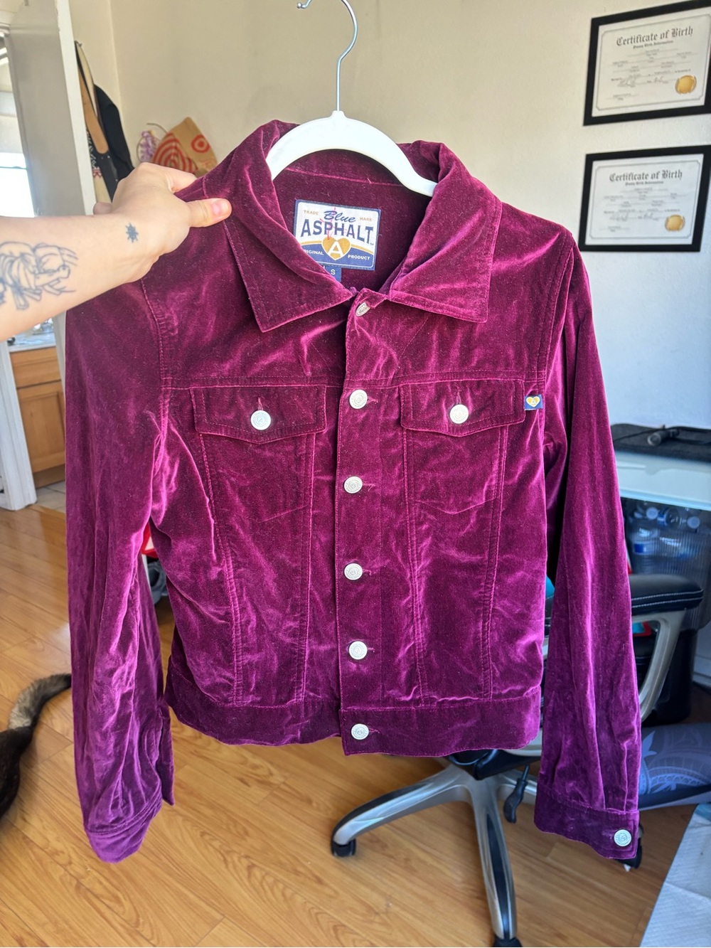 Red Fall Corduroy Jacket!!!
